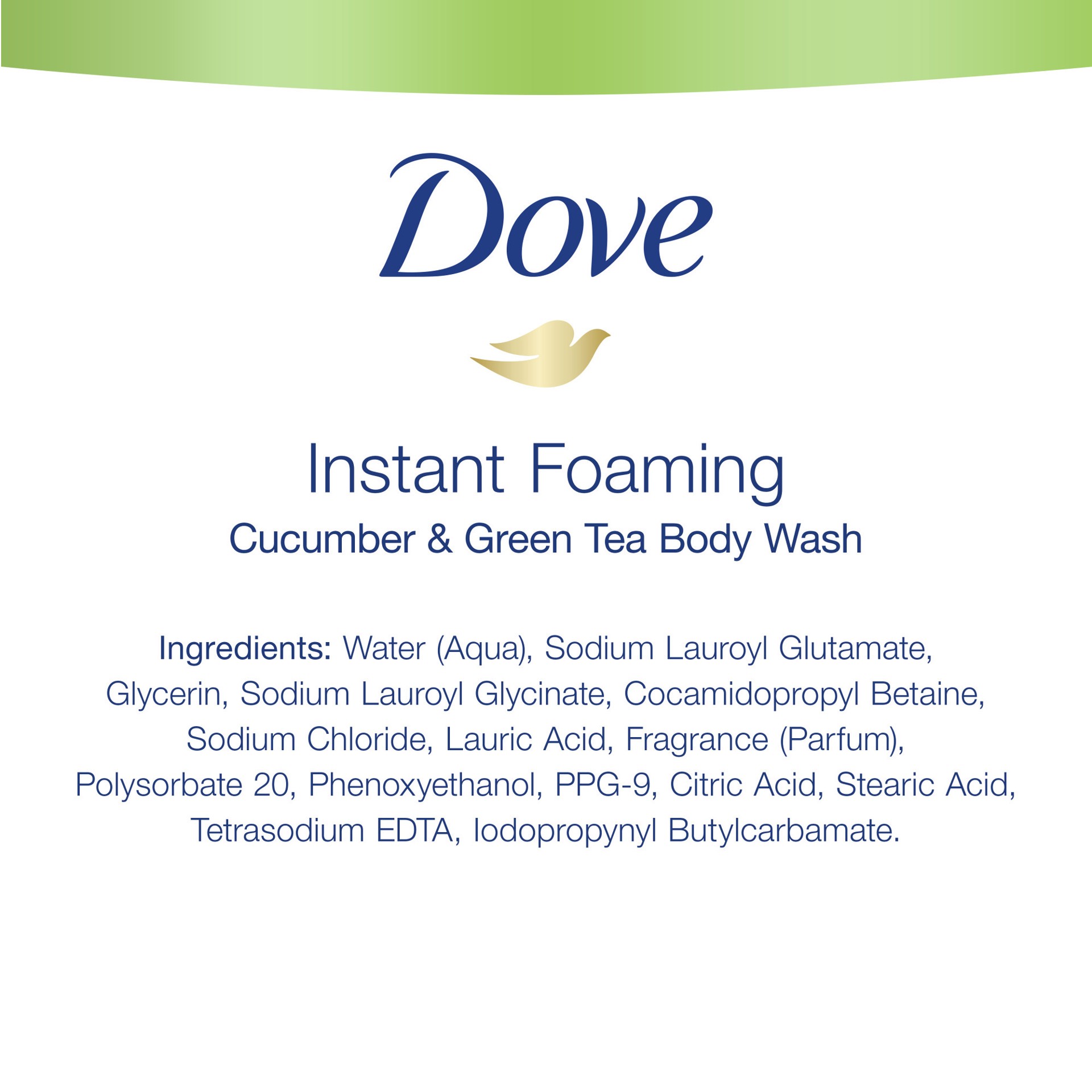 slide 2 of 5, Dove Instant Foaming Body Wash Cucumber & Green Tea Scent, 13.5 oz, 13.5 oz