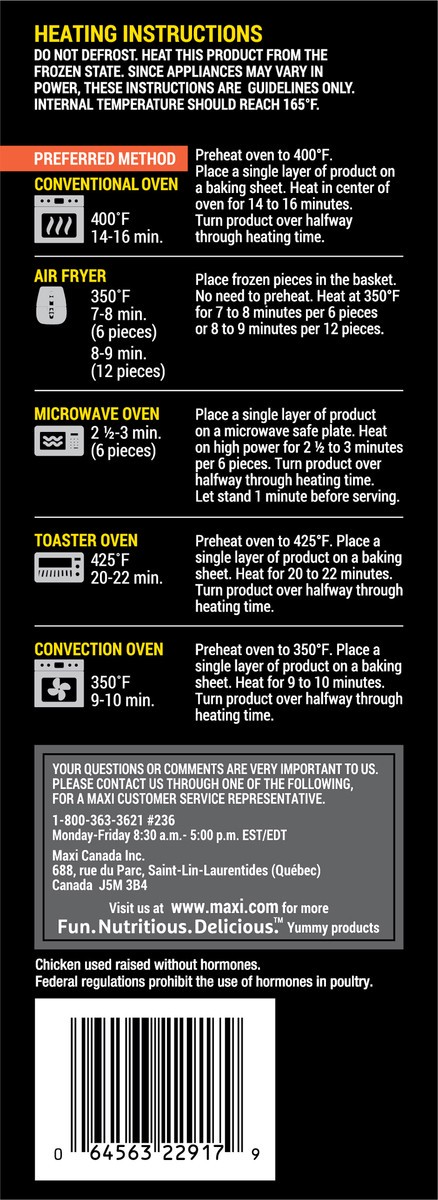 slide 9 of 11, Yummy Hot Buffalo Style Boneless Wyngz, 28 oz, 28 oz