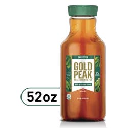 Gold Peak Sweetened Black Tea Bottle, 52 fl oz