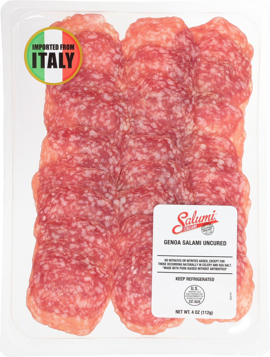 slide 8 of 9, Salumi Italiani Genoa Sliced, 4 oz