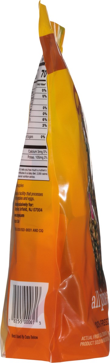 slide 4 of 9, Crispy Green 100% Freeze-dried Pineapple Slices, 1 ct