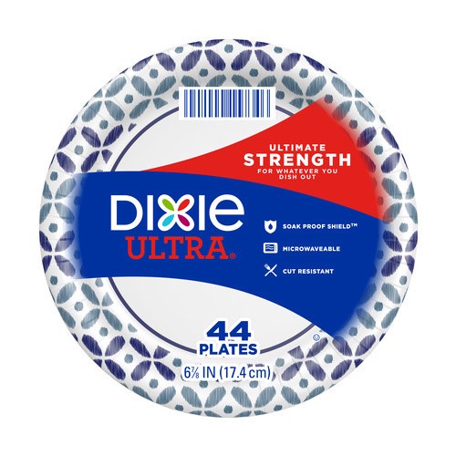 slide 1 of 50, Dixie Ultra Compostable 7 Inch Plates, 44 Count, 44 ct