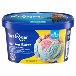 Tie Dye Burst Ice Cream - Kroger - 48 Fl Oz
