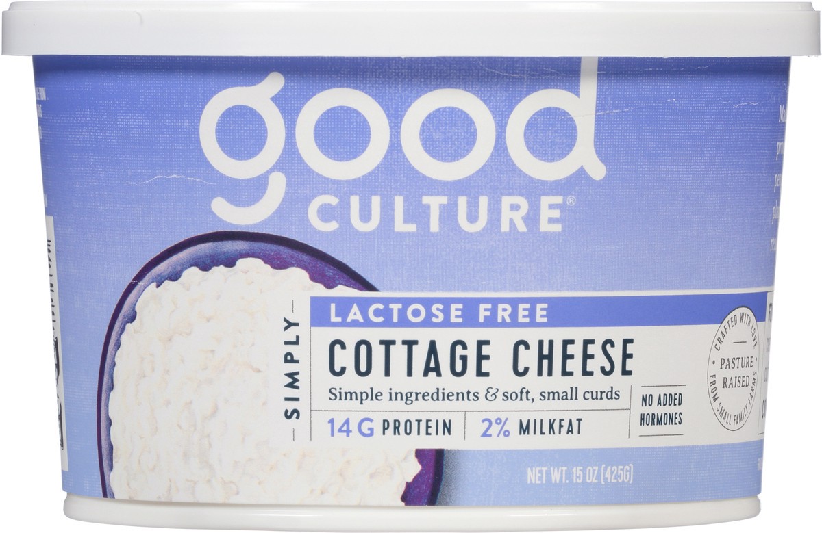 slide 12 of 13, good culture Simply Lactose Free Cottage Cheese 15 oz, 15 oz