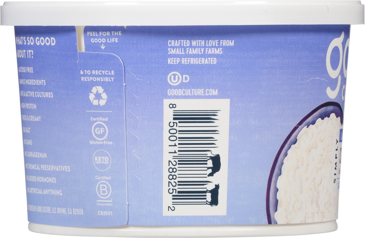 slide 11 of 13, good culture Simply Lactose Free Cottage Cheese 15 oz, 15 oz