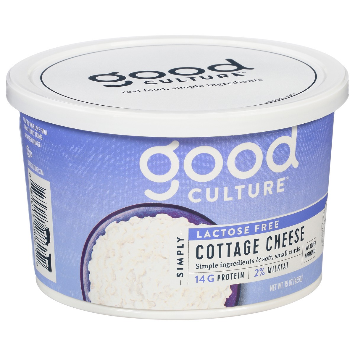 slide 8 of 13, good culture Simply Lactose Free Cottage Cheese 15 oz, 15 oz