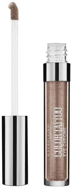 slide 1 of 1, Maybelline New York Eye Studio Color Tattoo Eye Chrome Liquid Shadow - Fools Gold, 0.11 fl oz