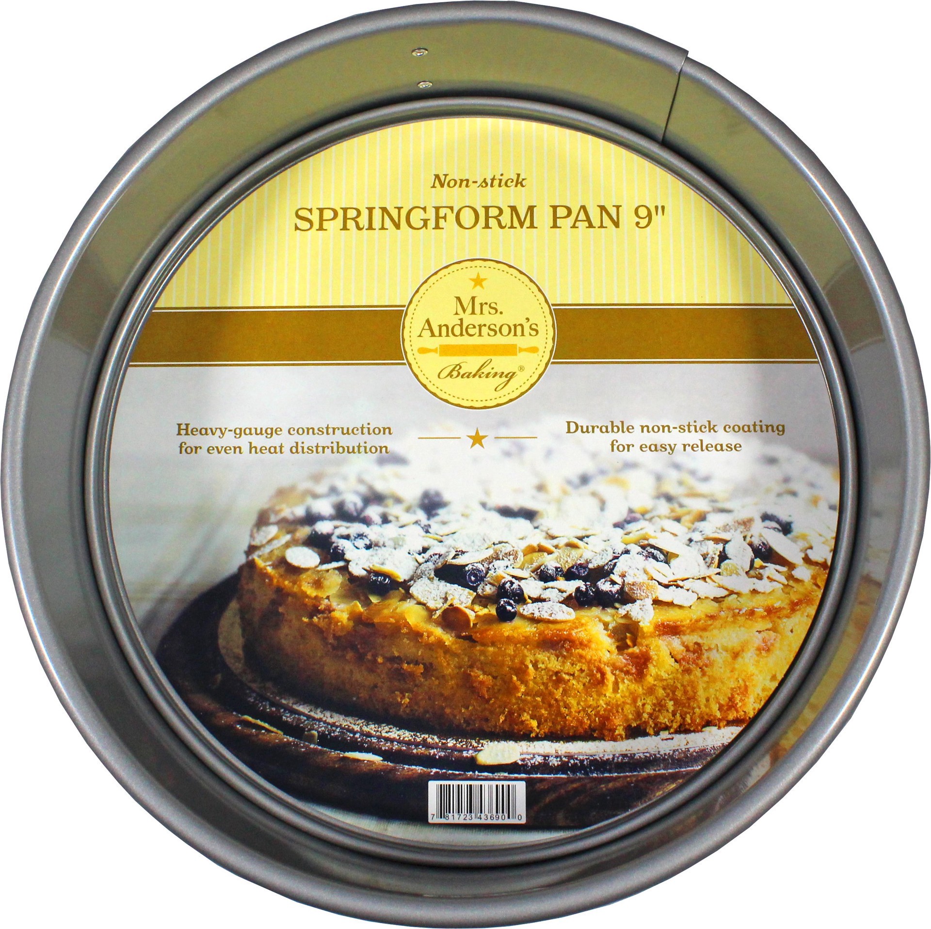 slide 1 of 1, Mrs. Anderson 9" Non-Stick Springform Pan, 9 in