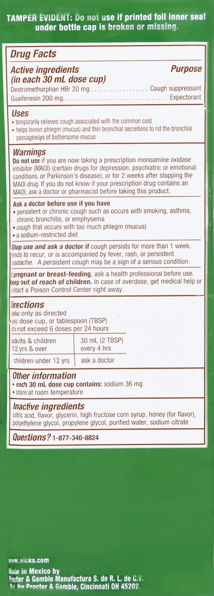 slide 2 of 5, Vicks Cough & Chest Congestion 8 oz, 8 oz