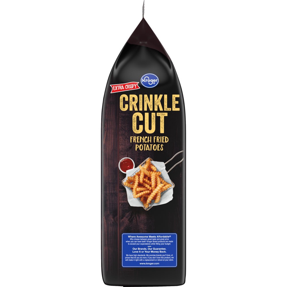 slide 3 of 4, Kroger Extra Crispy Deep Crinkle Cut Fries, 26 oz