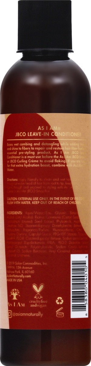 slide 11 of 11, As I Am Restore & Repair Jamaican Black Castor Oil Leave In Conditioner 8 oz, 8 oz