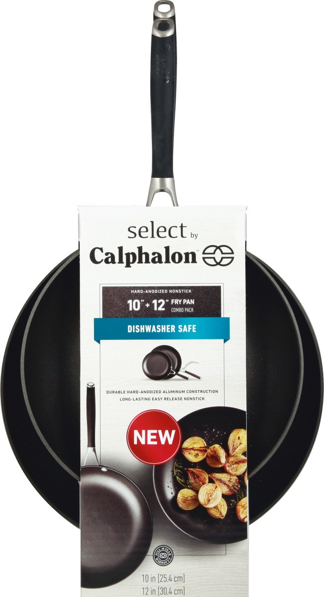 slide 5 of 6, Calphalon Large Fry Pan Combo, 2 ct