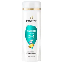 Pantene Smooth & Sleek 2-in-1 Shampoo & Conditioner 12.0oz