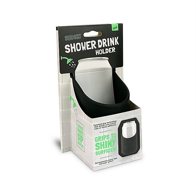 slide 2 of 4, 30 Watt Sudski Shower Drink Holder - Black, 1 ct
