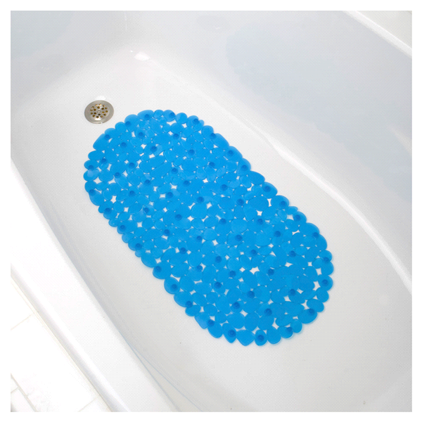 slide 1 of 1, Maytex Pebble Tub Mat, Blue, 1 ct