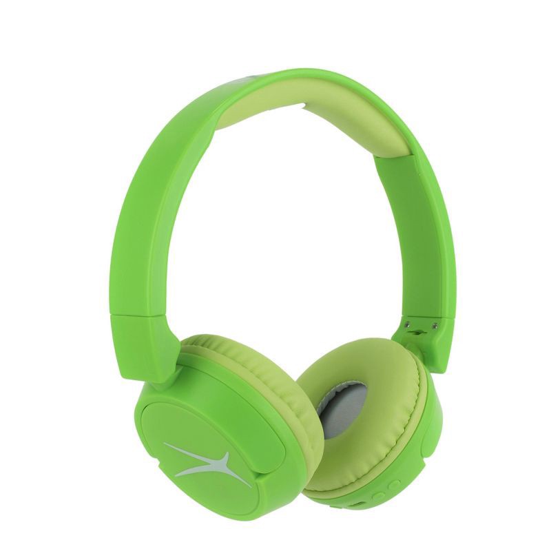 slide 4 of 10, Altec Lansing Kid Safe 3-in-1 Bluetooth Wireless Headphones - Pear Green, 1 ct