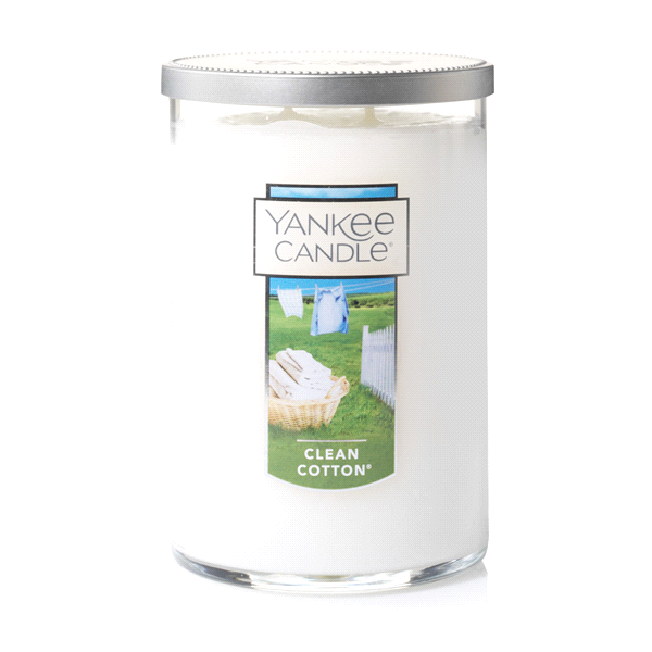 slide 1 of 1, Yankee Candle Large Tumbler Clean Cotton, 20 oz