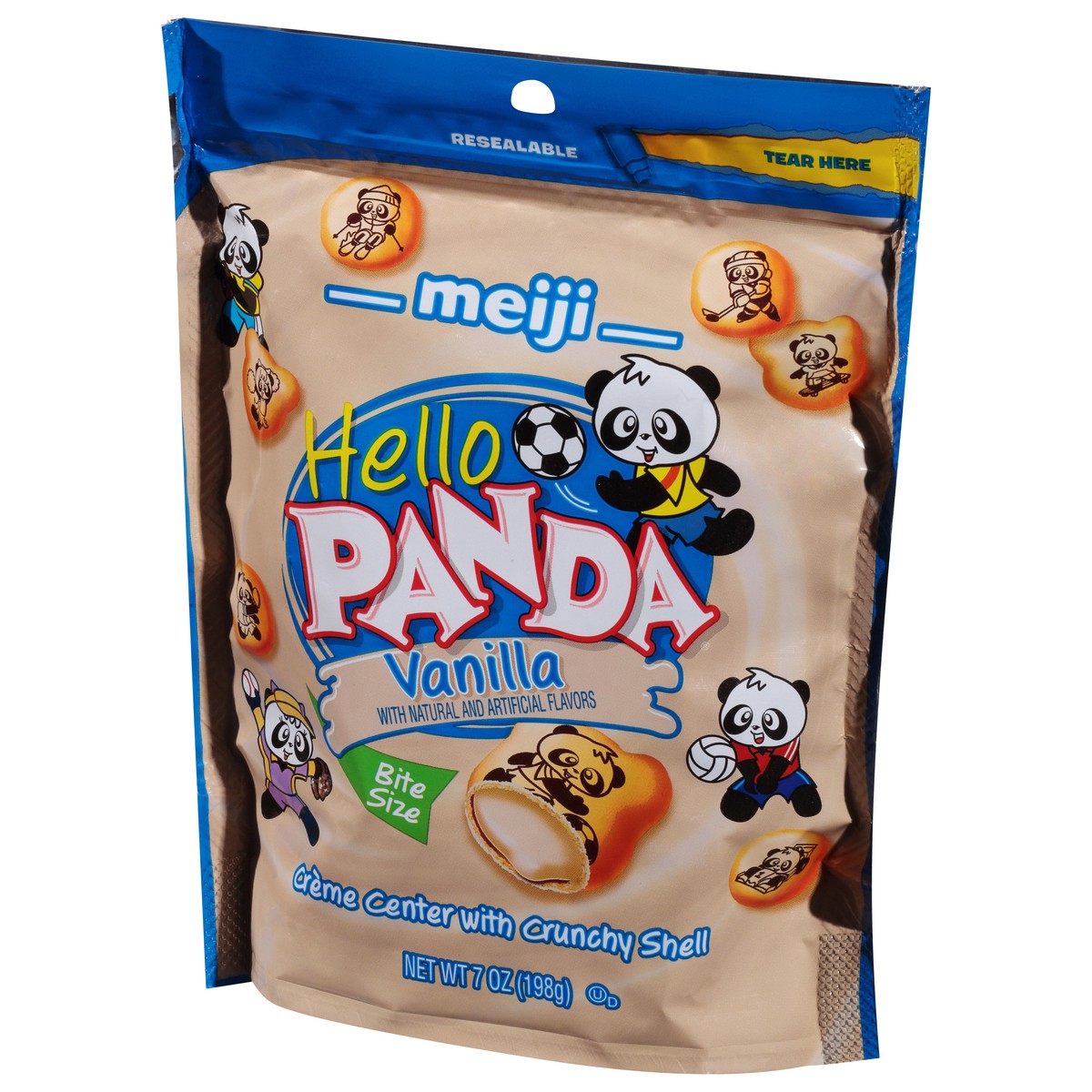 slide 9 of 11, Hello Panda Vanilla Cookies, 7 oz