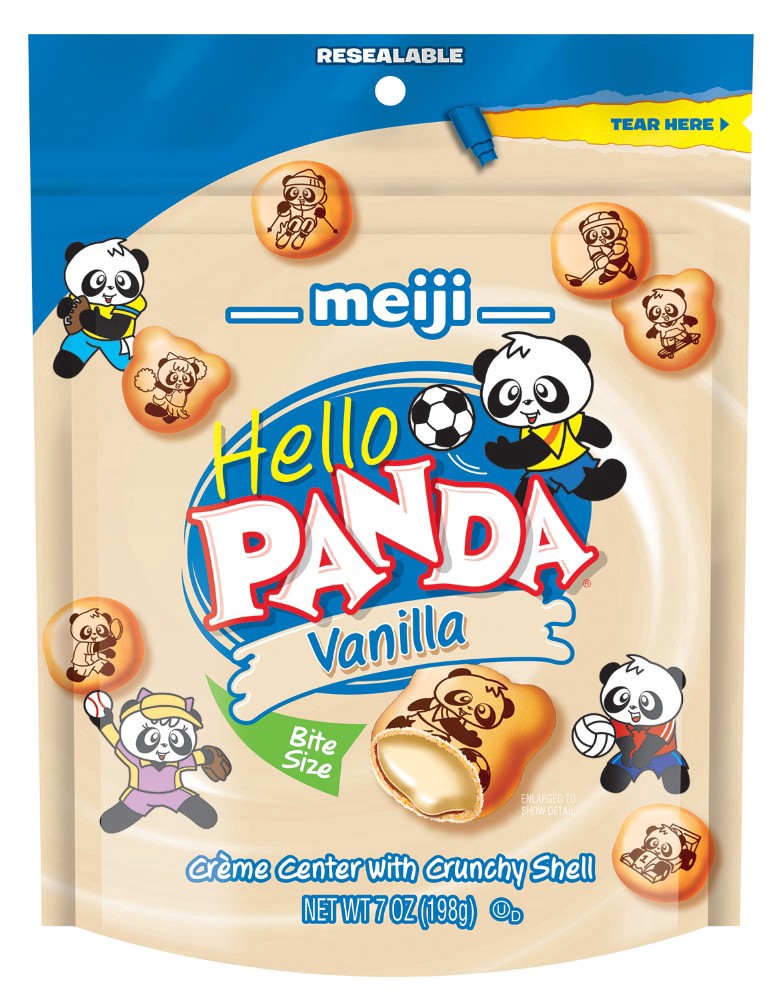 slide 1 of 11, Hello Panda Vanilla Cookies, 7 oz