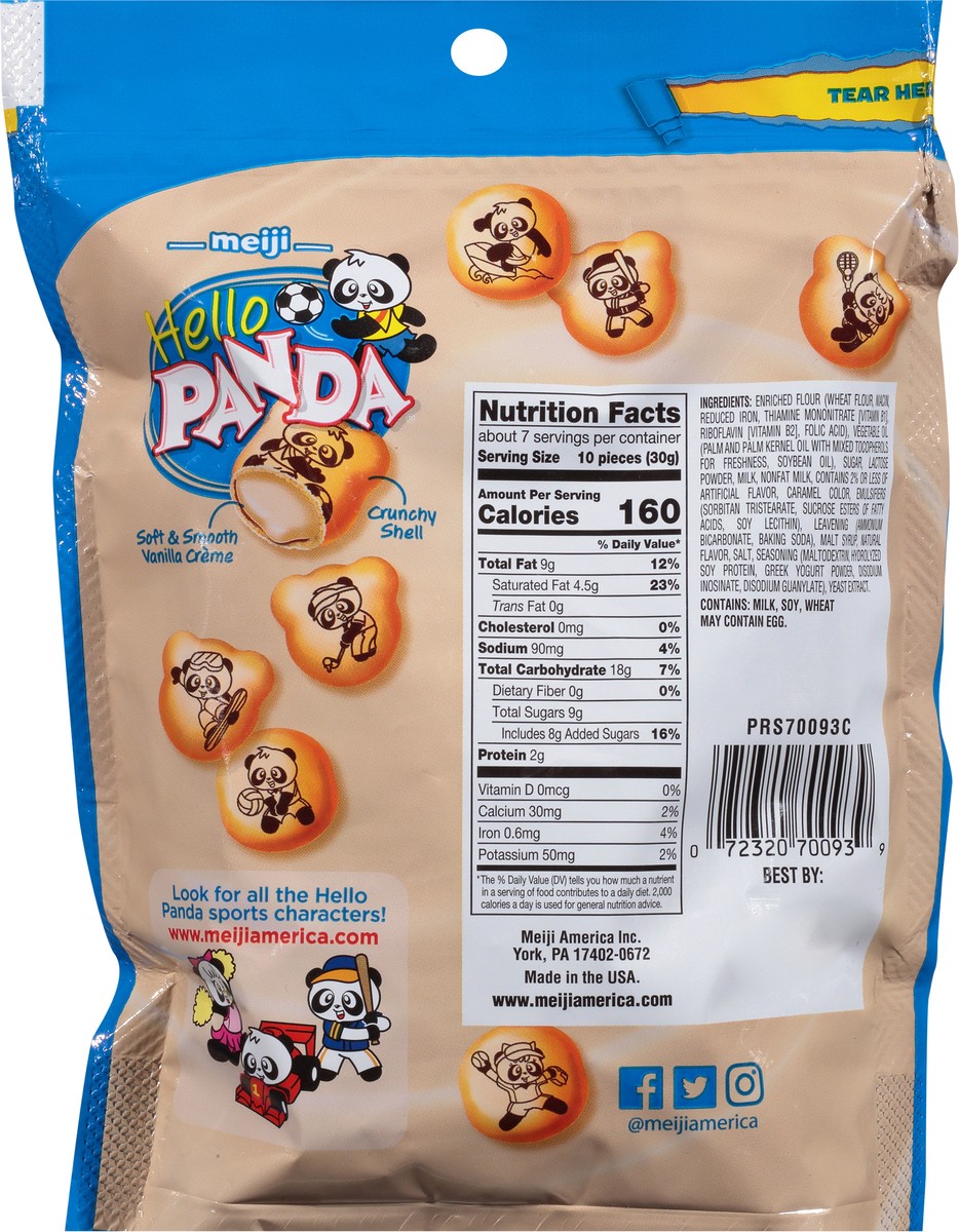 slide 2 of 11, Hello Panda Vanilla Cookies, 7 oz