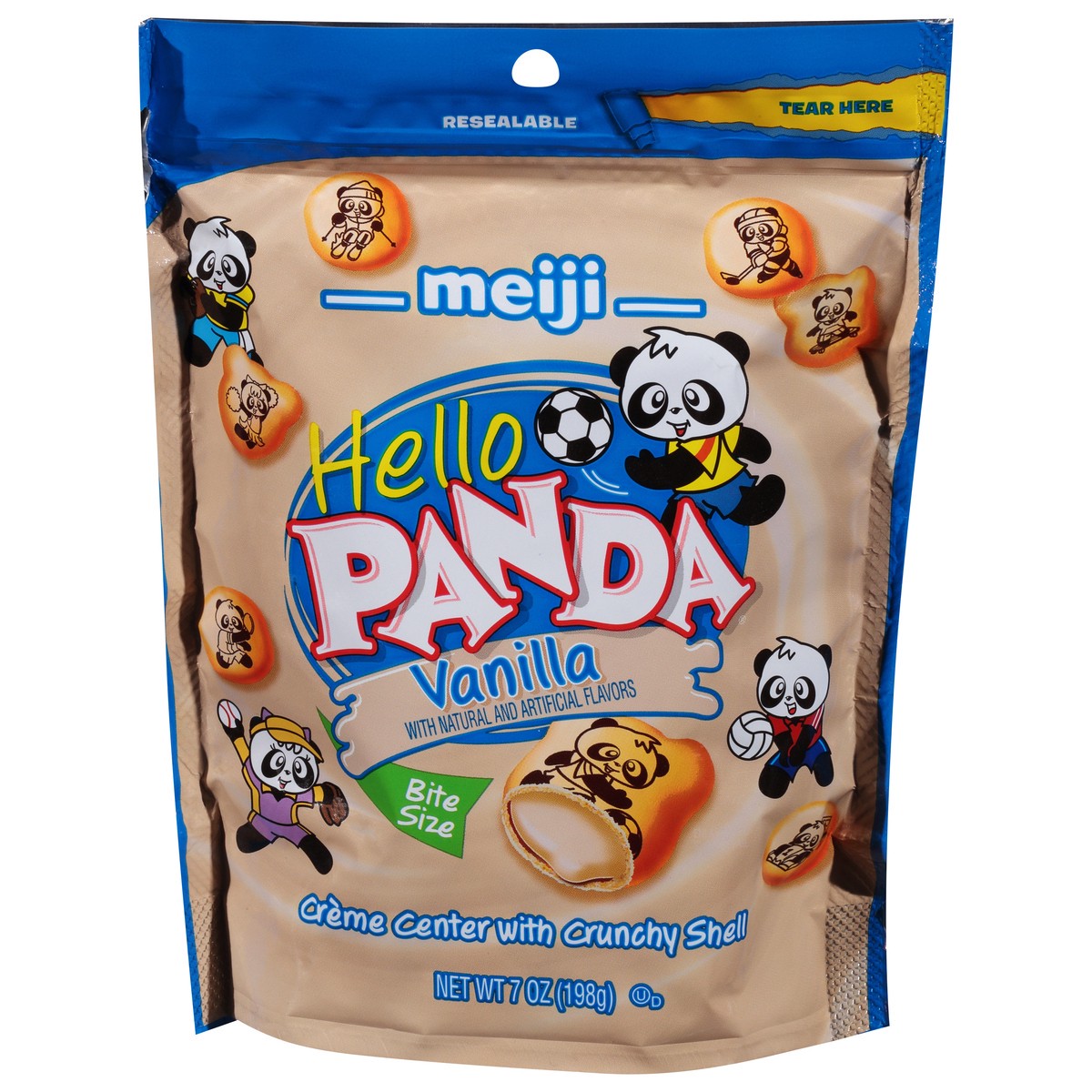 slide 8 of 11, Hello Panda Vanilla Cookies, 7 oz