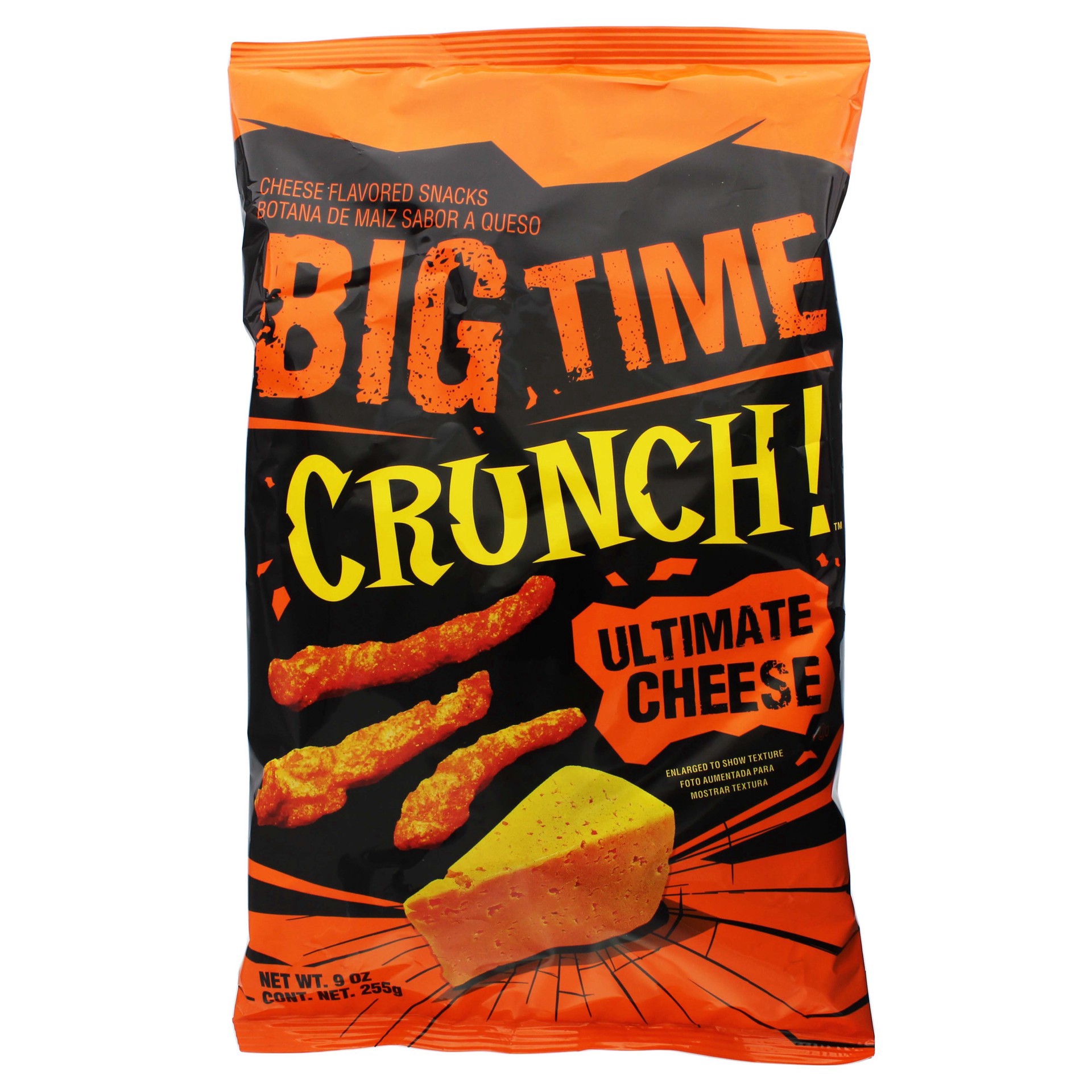 slide 1 of 1, Petes Big Time Crunch Cheese Flavored Snacks 9 oz, 9 oz