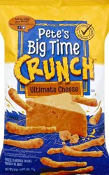 Petes Big Time Crunch Cheese Flavored Snacks 9 oz