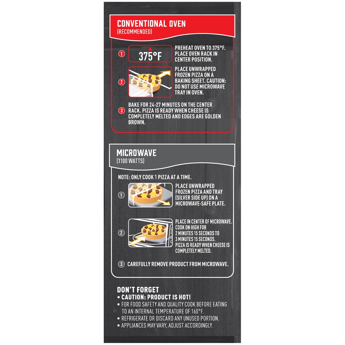 slide 4 of 12, RED BARON Pizza, Deep Dish Minis Breakfast Sausage Scramble, 2 count, 11.72 oz, 11.72 oz