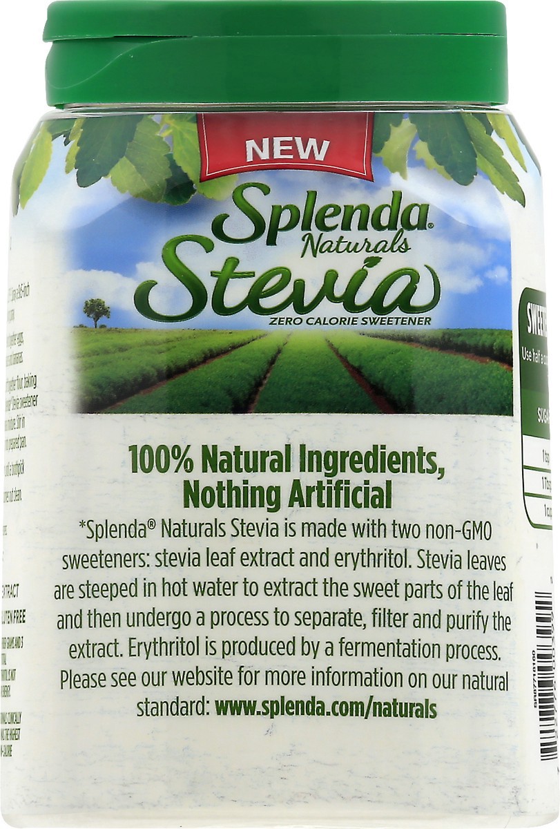 slide 9 of 9, Splenda Stevia Zero Calorie Sweetener Jar, 19 oz