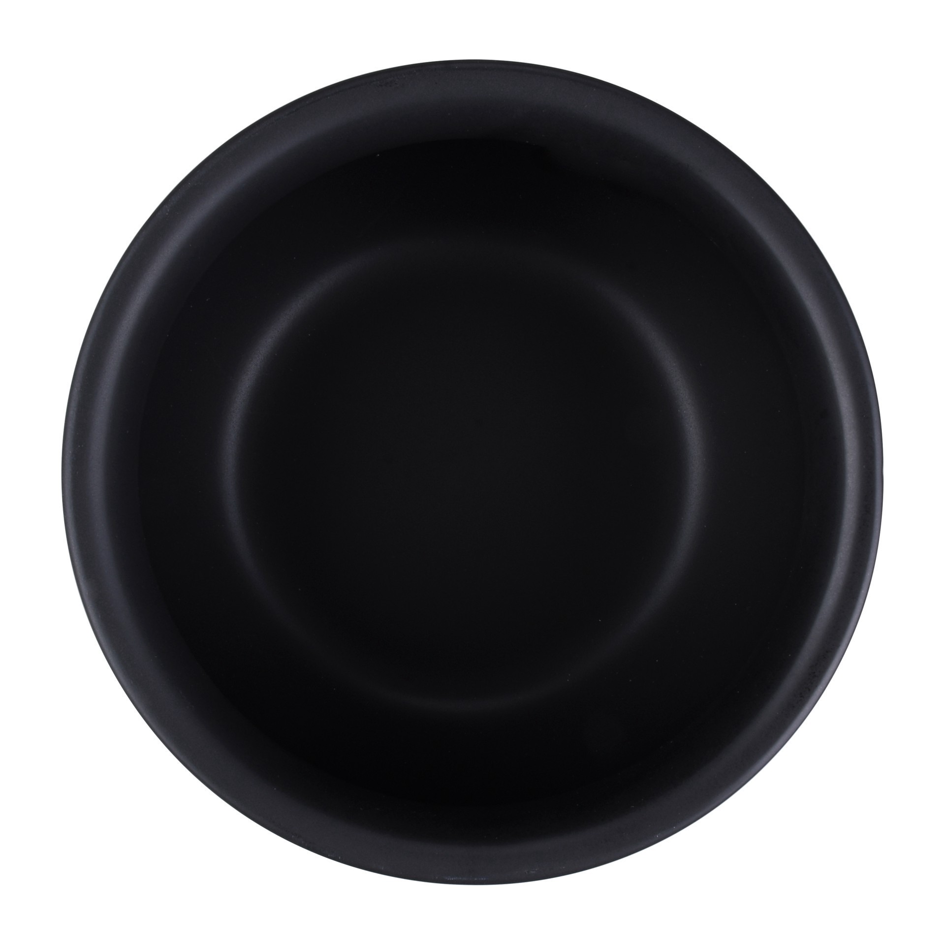 slide 3 of 3, 6.25" Black Ceramic Cauldron By Makery, 6.25 in