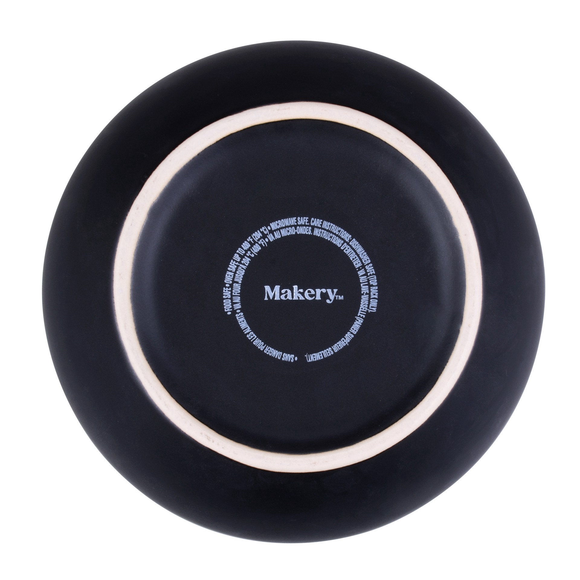 slide 2 of 3, 6.25" Black Ceramic Cauldron By Makery, 6.25 in