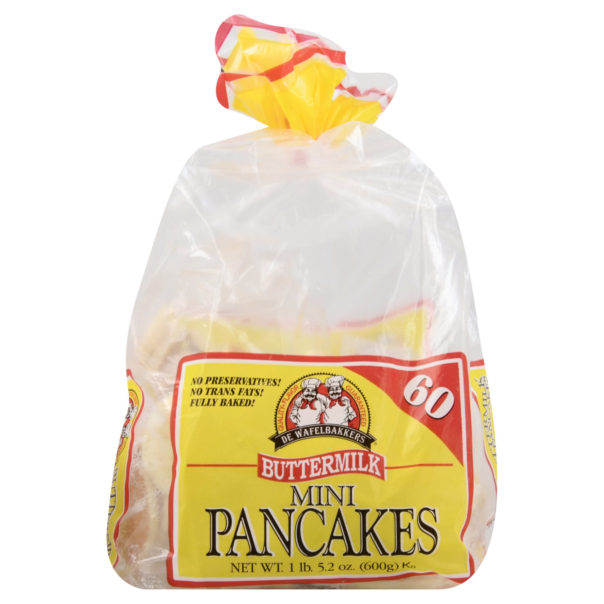 De Wafelbakkers Pancakes Frozen Buttermilk Mini 60 ct; 21.2 oz Shipt