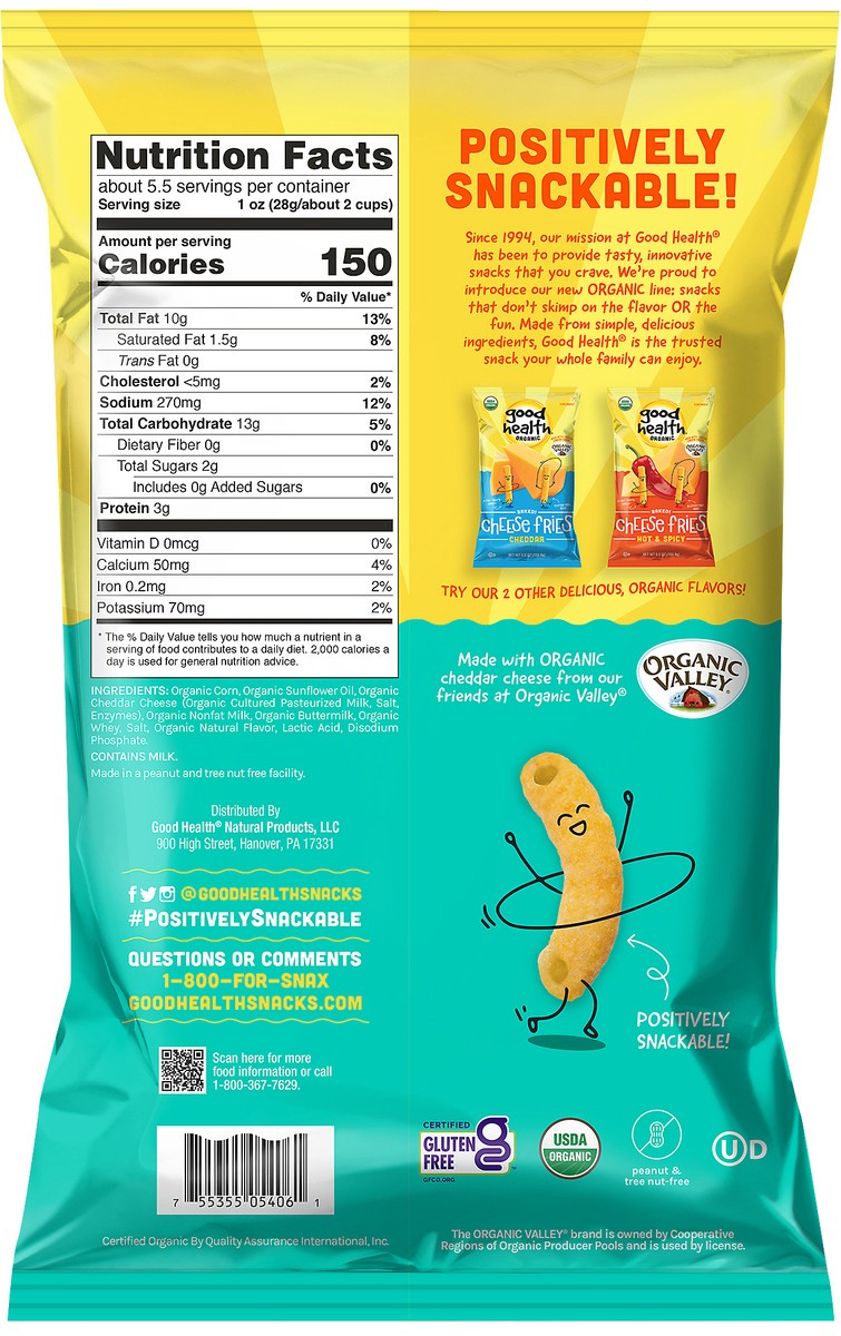 slide 2 of 10, Good Health Organic Baked Mac & Cheese Puffs, 5.25 oz