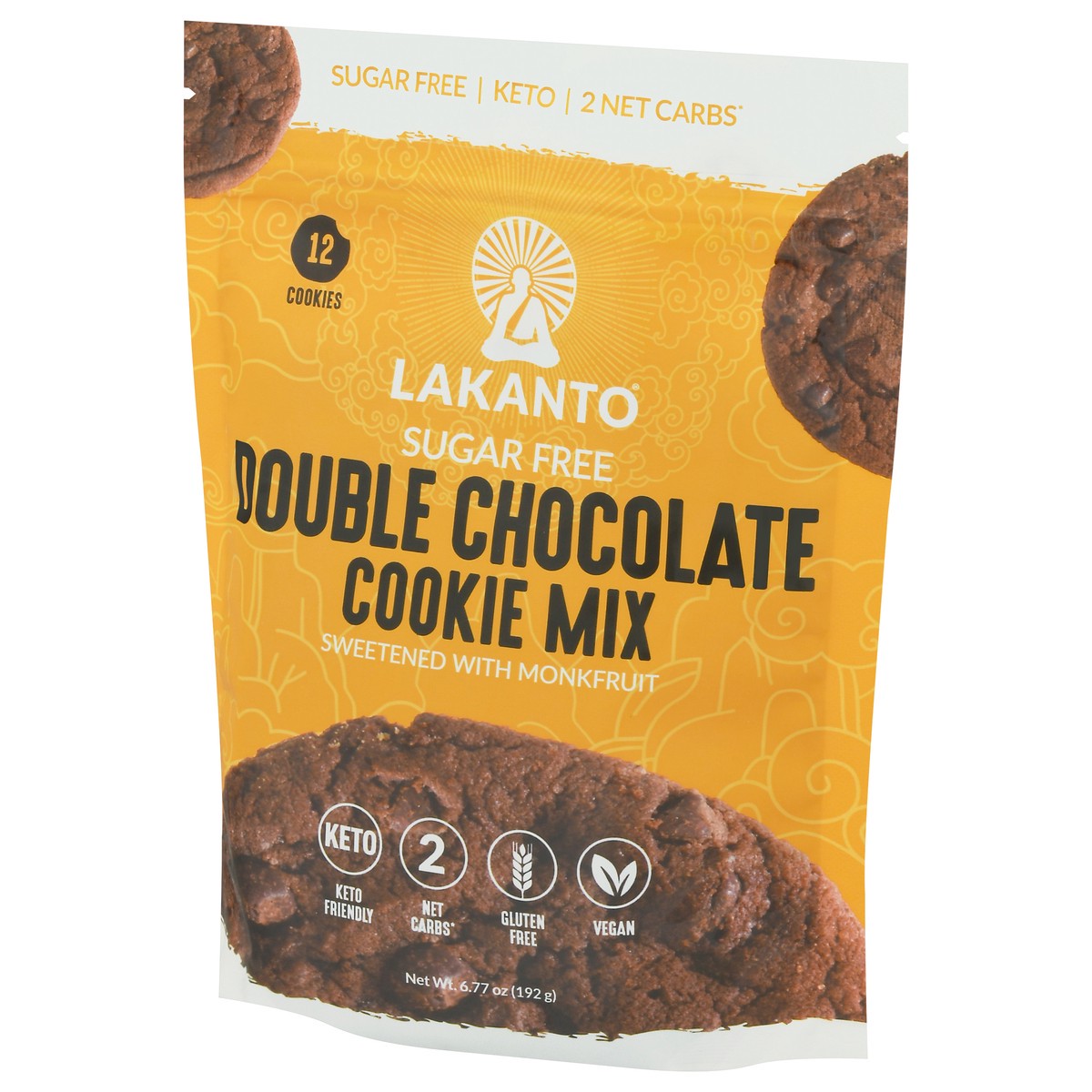 slide 11 of 13, Lakanto Sugar Free Double Chocolate Cookie Mix 6.77 oz, 6.77 oz