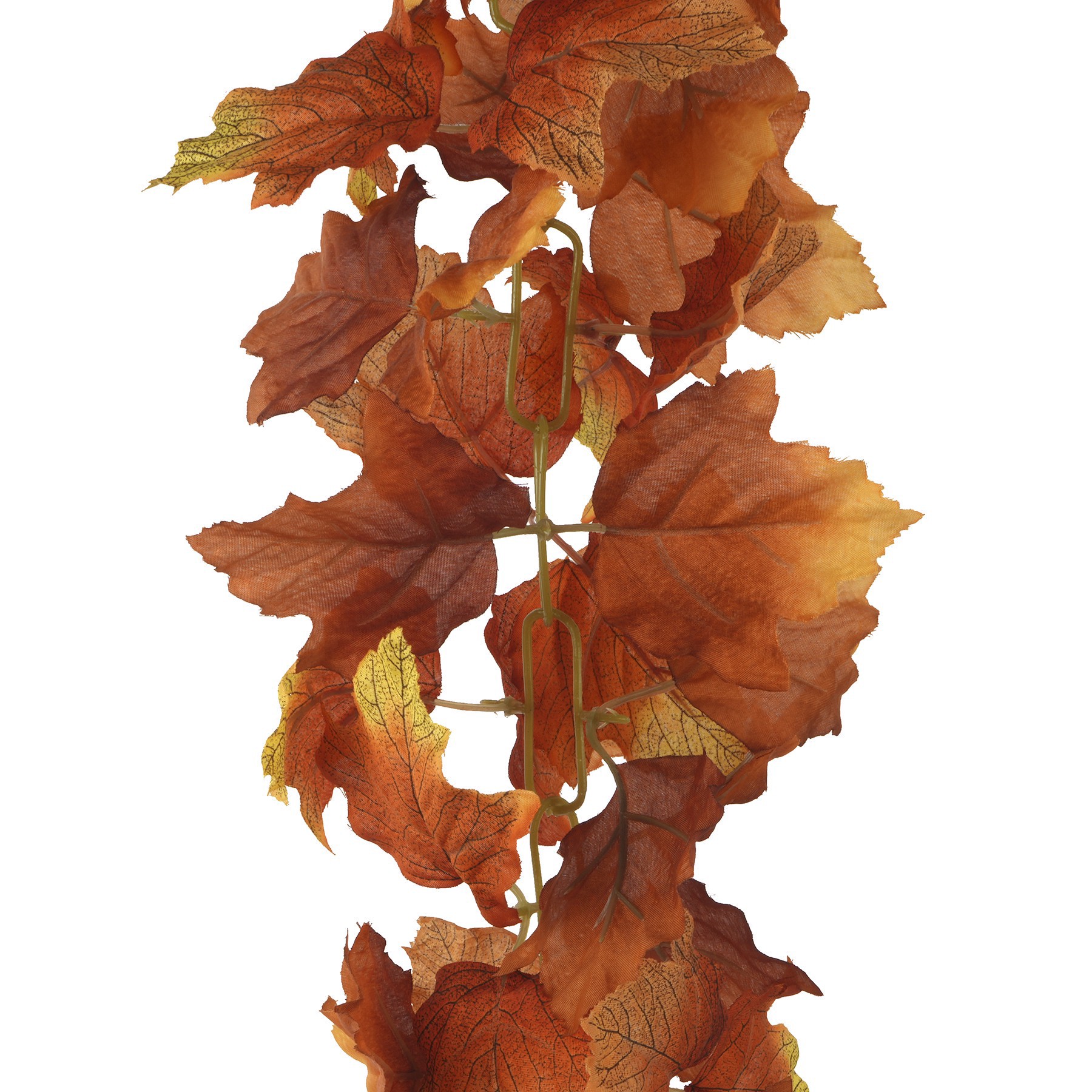 slide 2 of 2, 6ft. Brown Maple Leaf Chain Garland By Ashland, 6 ft