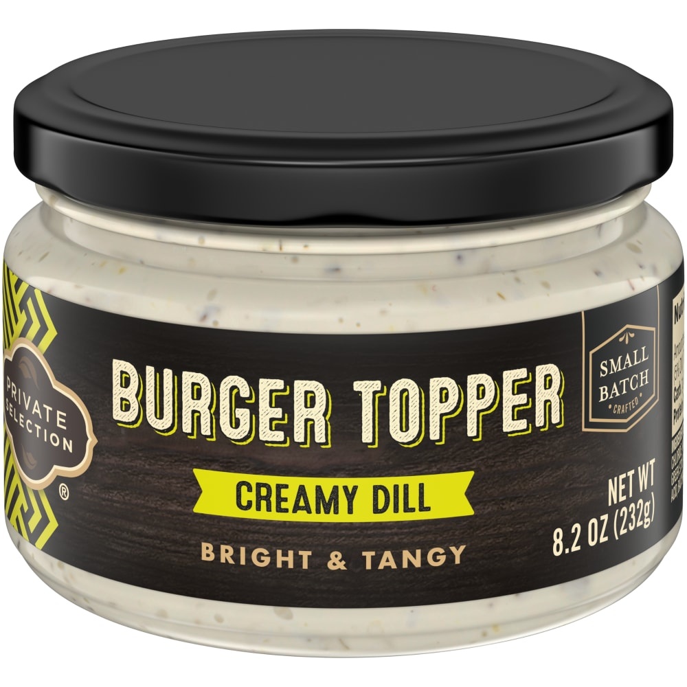 slide 1 of 1, Private Selection Creamy Dill Burger Topper Sauce, 8.2 oz