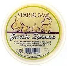 slide 1 of 1, Garlic Spread (Sparrow), 8 oz