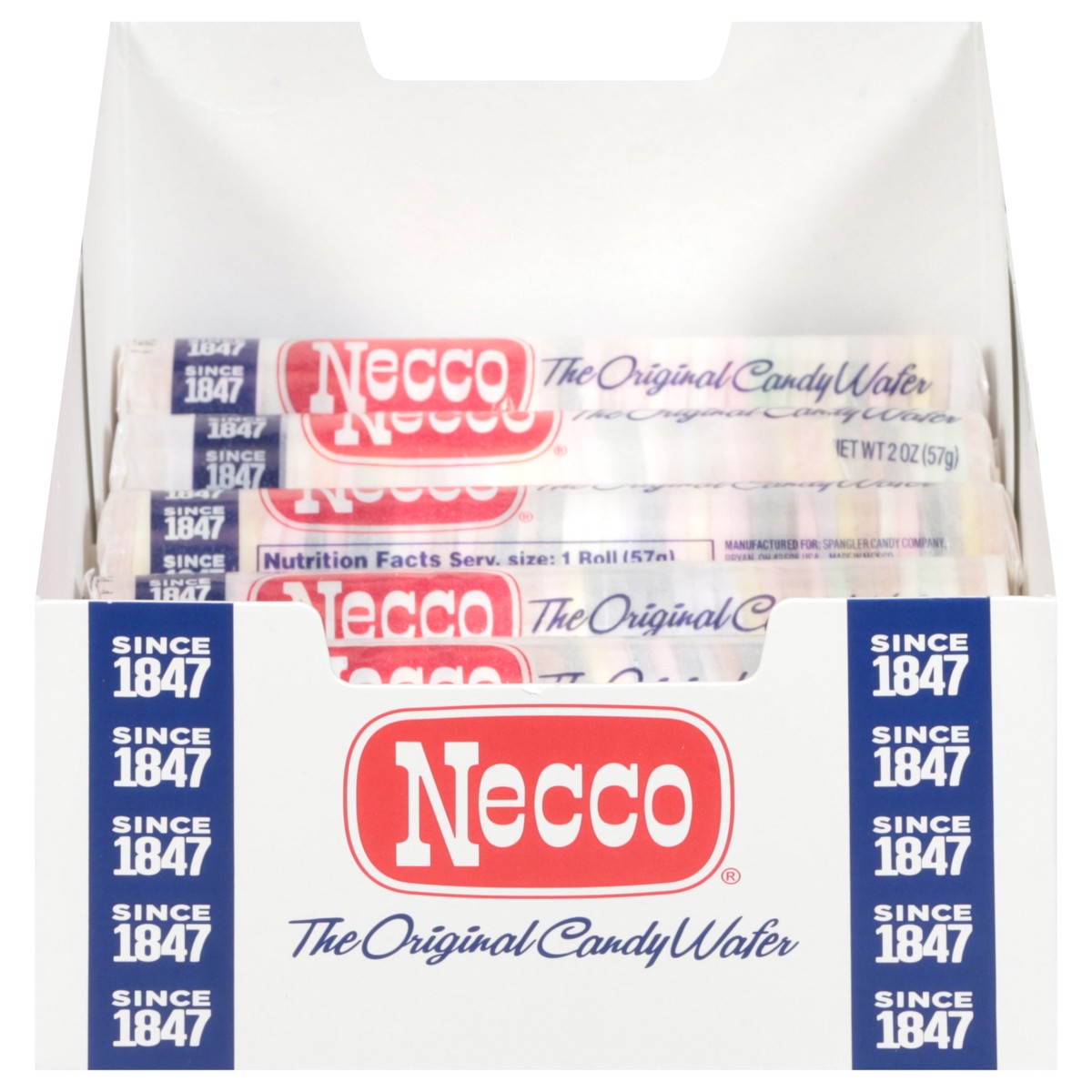 slide 5 of 13, Necco Wafers, 24 ct