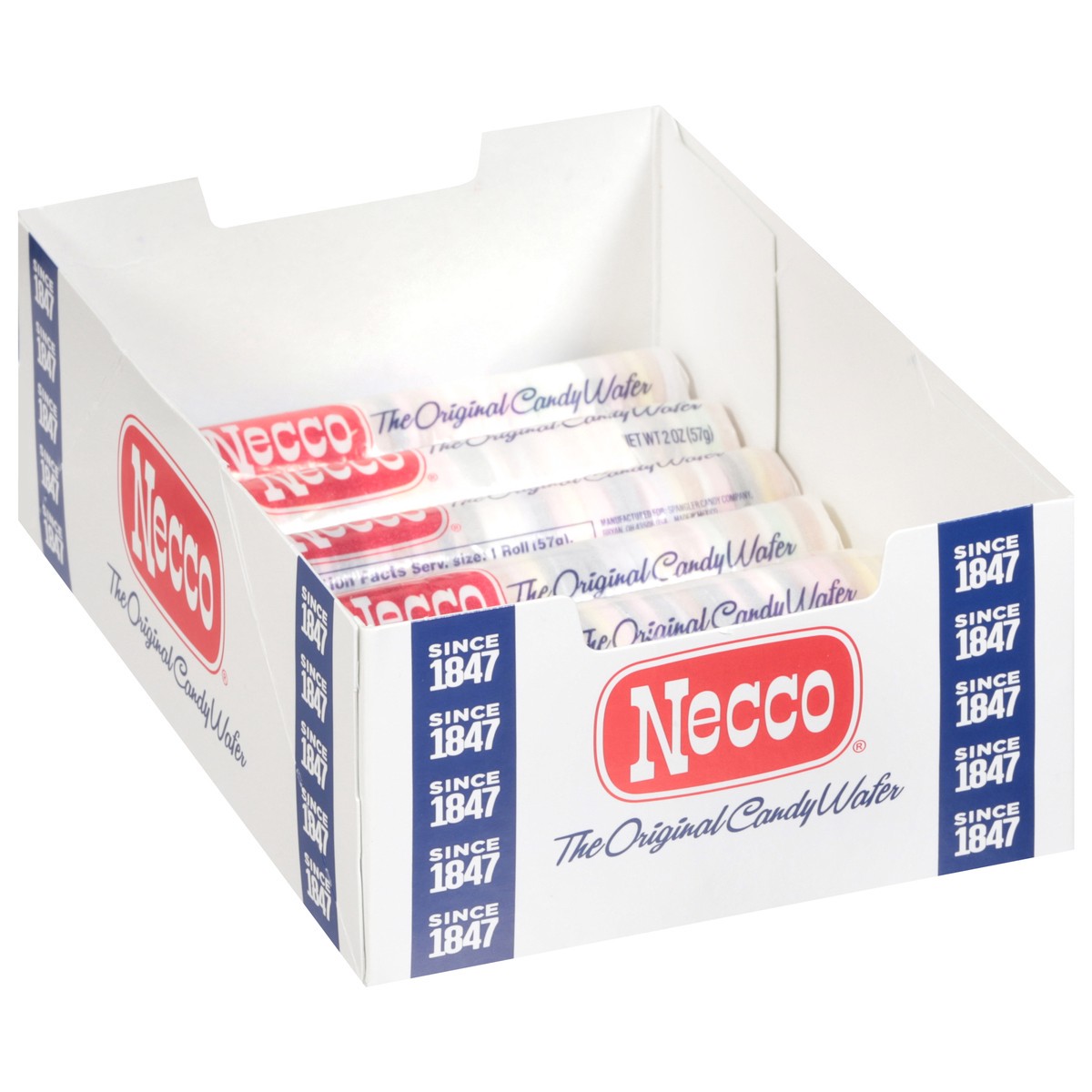 slide 9 of 13, Necco Wafers, 24 ct
