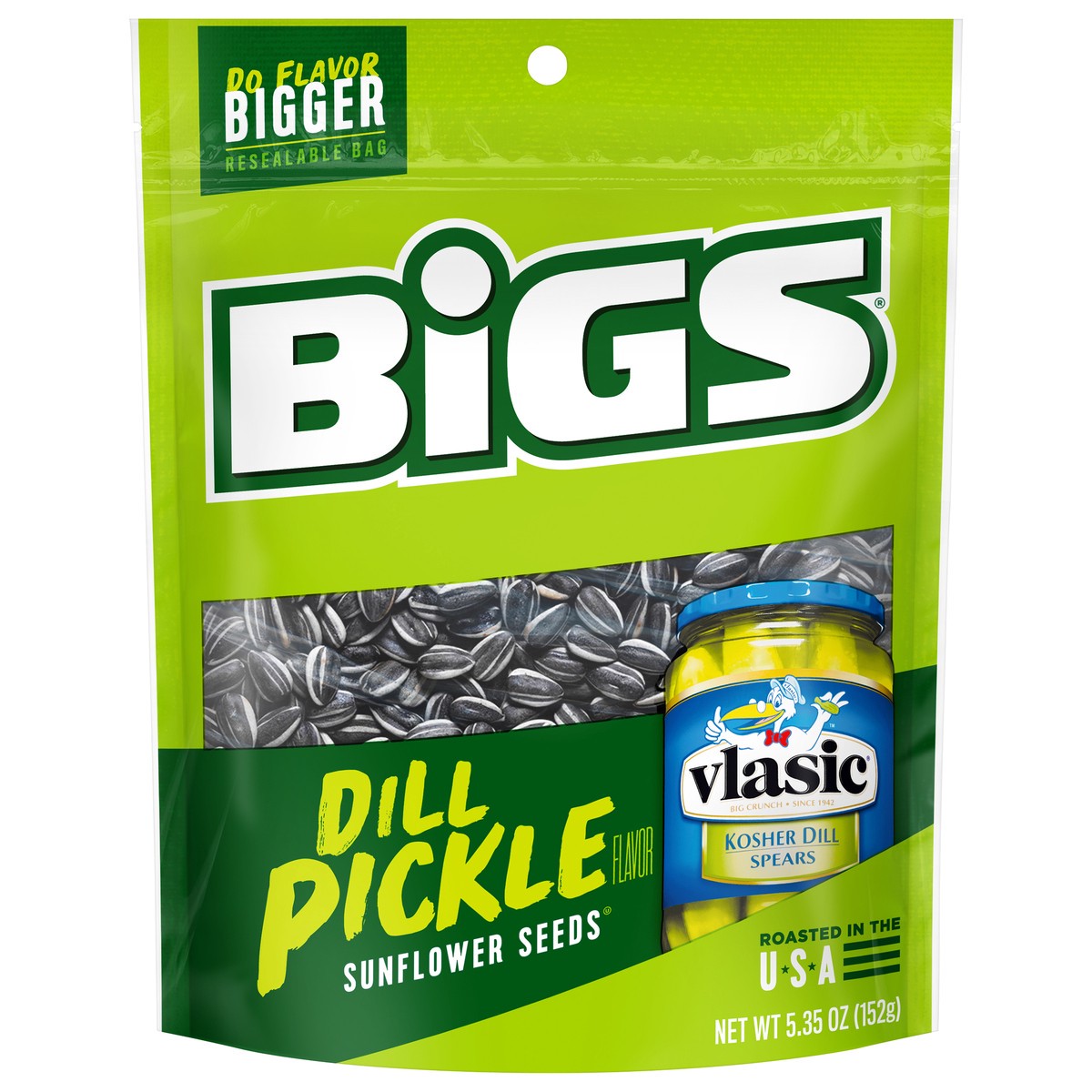 slide 1 of 5, BIGS Dill Pickle Flavor Sunflower Seeds 5.35 oz, 5.35 oz