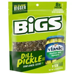 Bigs Vlasic Dill Pickle Sunflower Seeds, 5.35 oz. Bag
