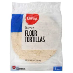 Raley's Burrito Flour Tortilla 8 pc