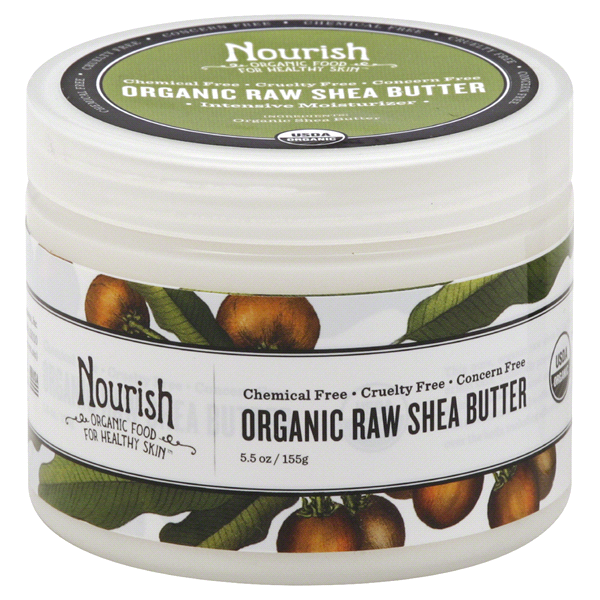 slide 1 of 7, Nourish Organic Fair Trade Shea Butter, 5.5 oz