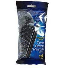 slide 1 of 1, Xtra Care Men's Razor Twin Blade, 10 ct