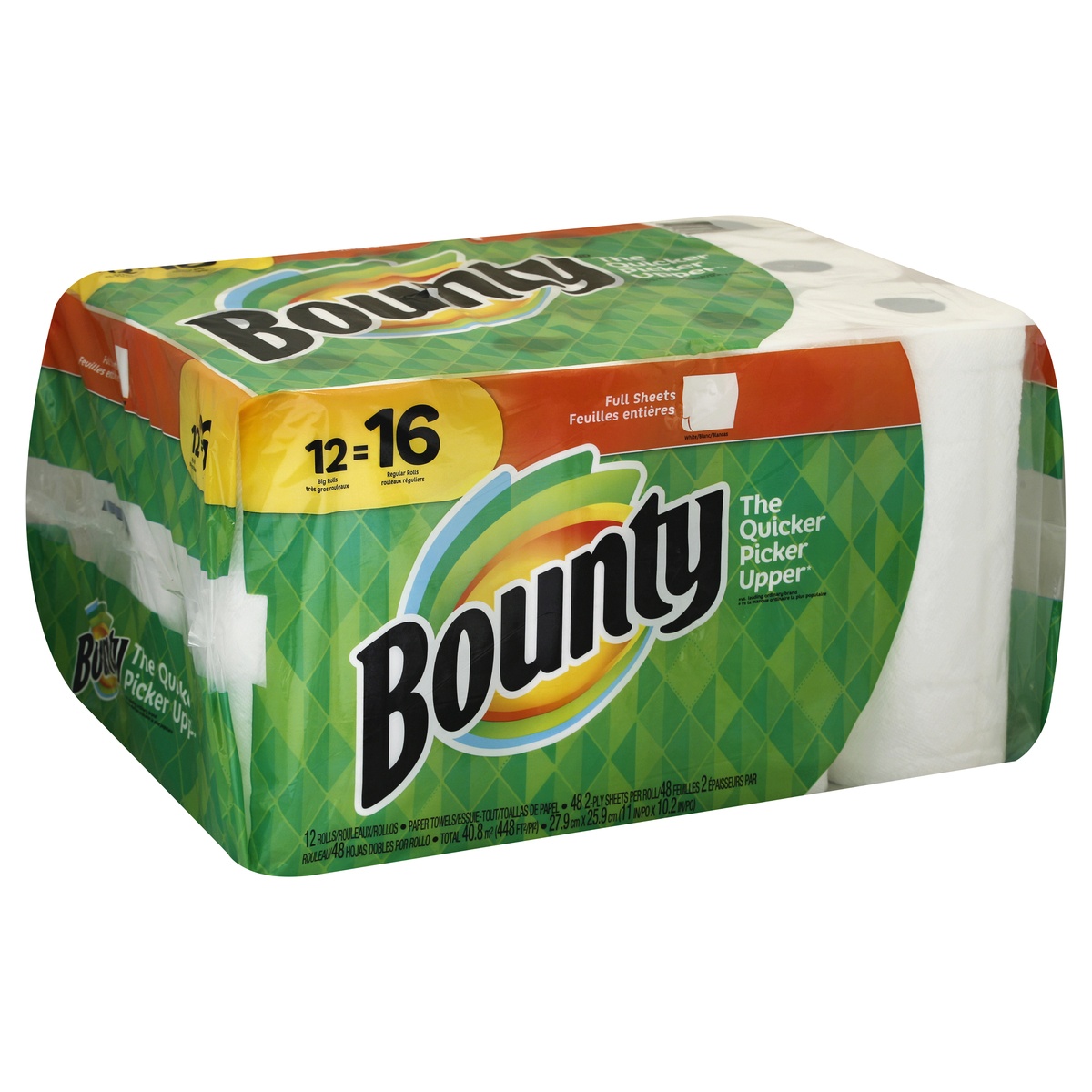 slide 1 of 1, Bounty Paper Towels 12 ea, 12 ct