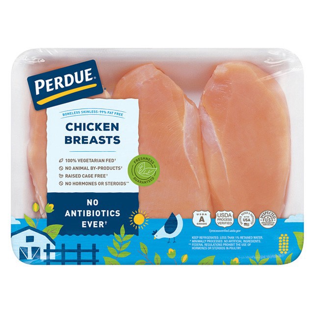 slide 1 of 1, Perdue Fit & Easy Chicken Breast Boneless & Skinless 99% Fat Free, per lb