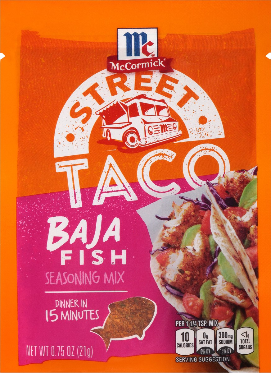 slide 7 of 7, McCormick Taco Seasoning Mix - Baja Fish, 0.75 oz, 0.75 oz