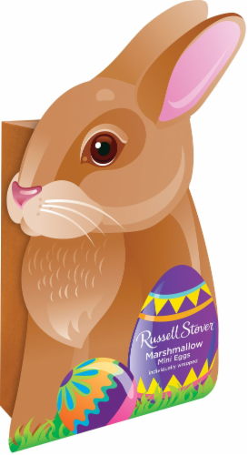 slide 1 of 1, Russell Stover Rabbit Marshmallow Mini Eggs, 7 oz