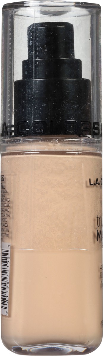 slide 7 of 9, L.A. Colors Truly Matte Natural Foundation, 1.35 fl oz