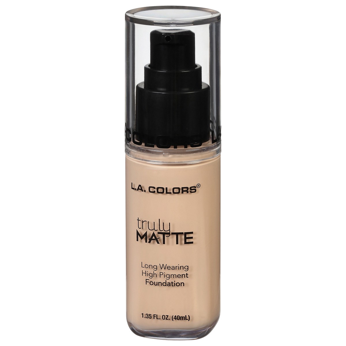 slide 1 of 9, L.A. Colors Truly Matte Natural Foundation, 1.35 fl oz